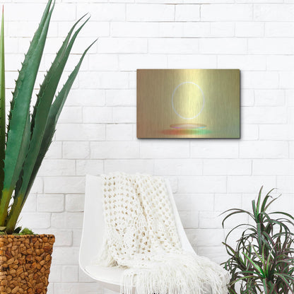 Luxe Metal Art 'The Fallen Sun' by Luxe Portfolio, Metal Wall Art,16x12