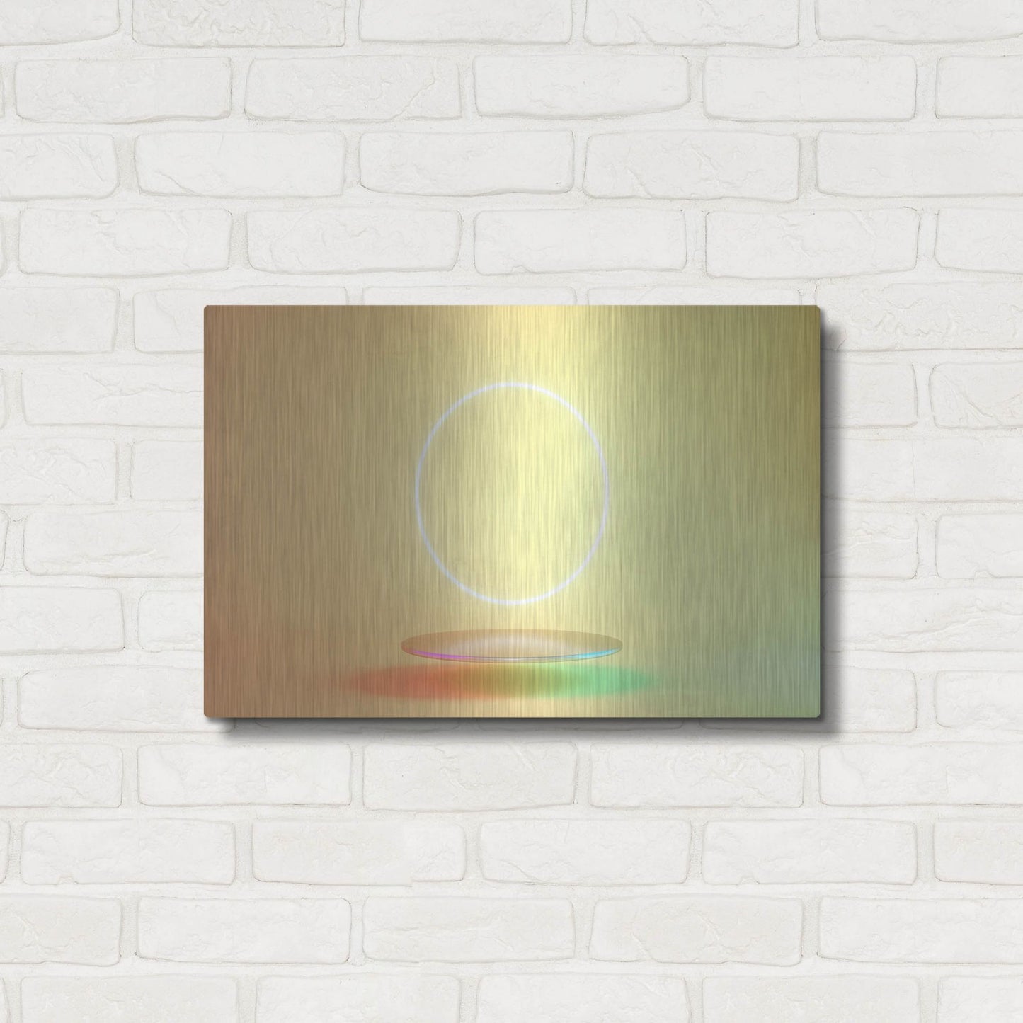 Luxe Metal Art 'The Fallen Sun' by Luxe Portfolio, Metal Wall Art,24x16