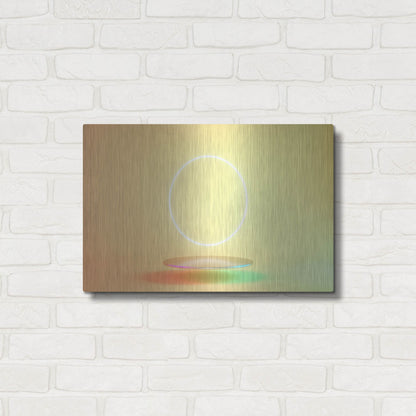 Luxe Metal Art 'The Fallen Sun' by Luxe Portfolio, Metal Wall Art,24x16