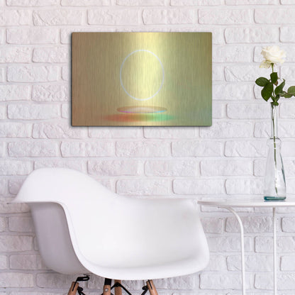 Luxe Metal Art 'The Fallen Sun' by Luxe Portfolio, Metal Wall Art,24x16