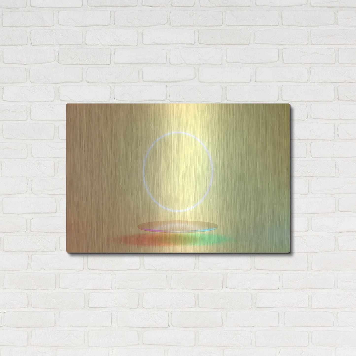 Luxe Metal Art 'The Fallen Sun' by Luxe Portfolio, Metal Wall Art,36x24
