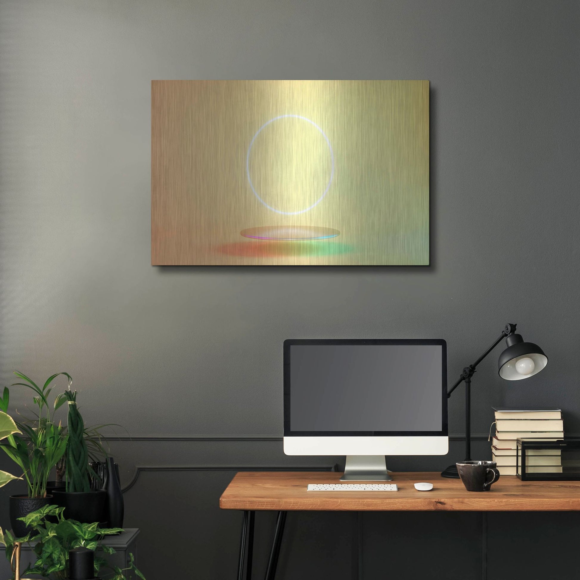 Luxe Metal Art 'The Fallen Sun' by Luxe Portfolio, Metal Wall Art,36x24