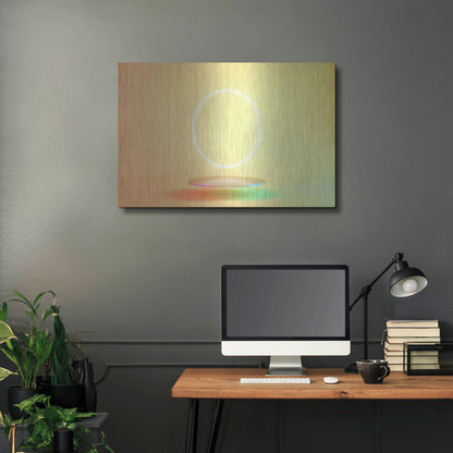 Luxe Metal Art 'The Fallen Sun' by Luxe Portfolio, Metal Wall Art,36x24