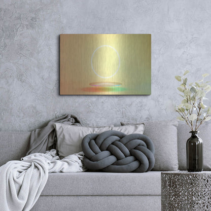 Luxe Metal Art 'The Fallen Sun' by Luxe Portfolio, Metal Wall Art,36x24