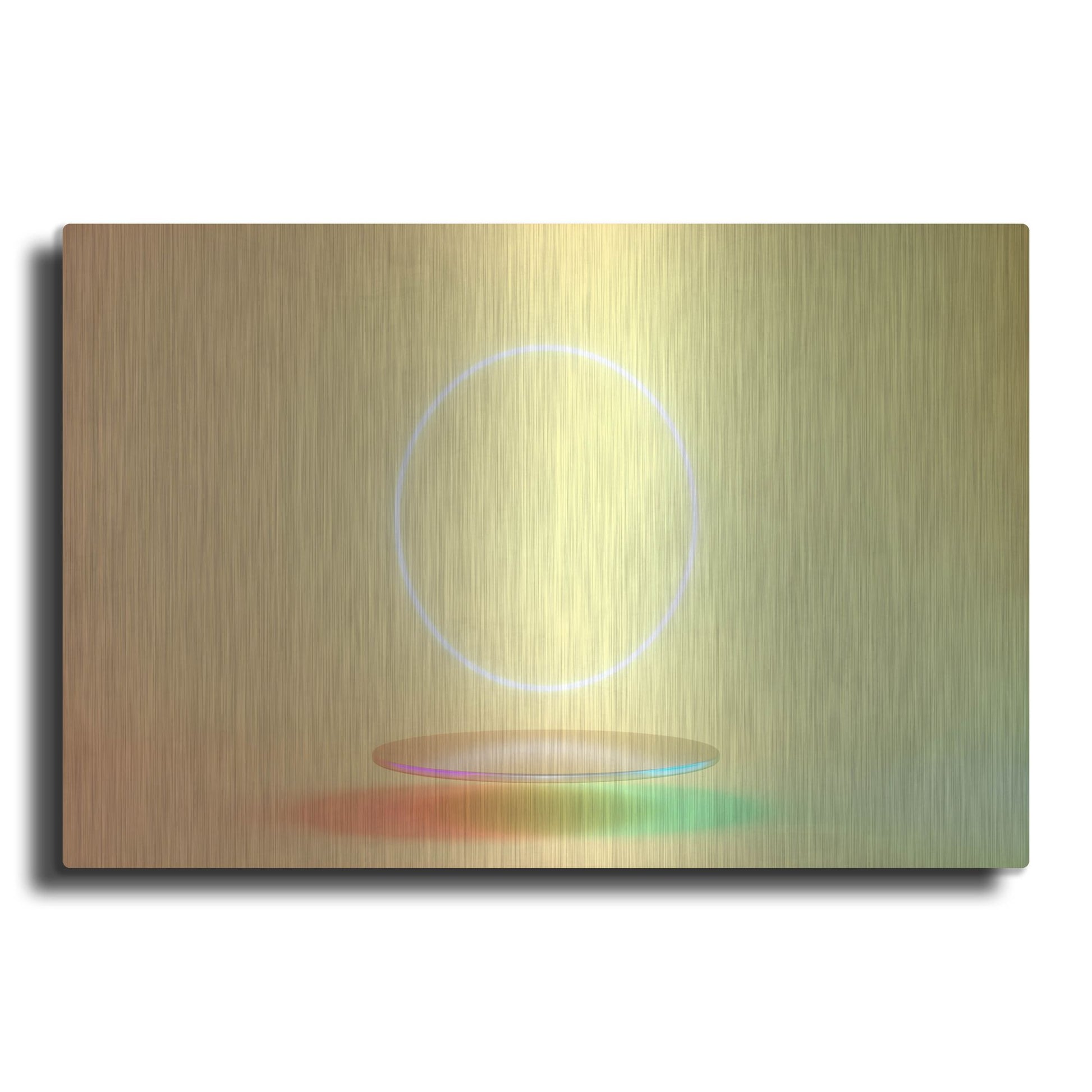 Luxe Metal Art 'The Fallen Sun' by Luxe Portfolio, Metal Wall Art