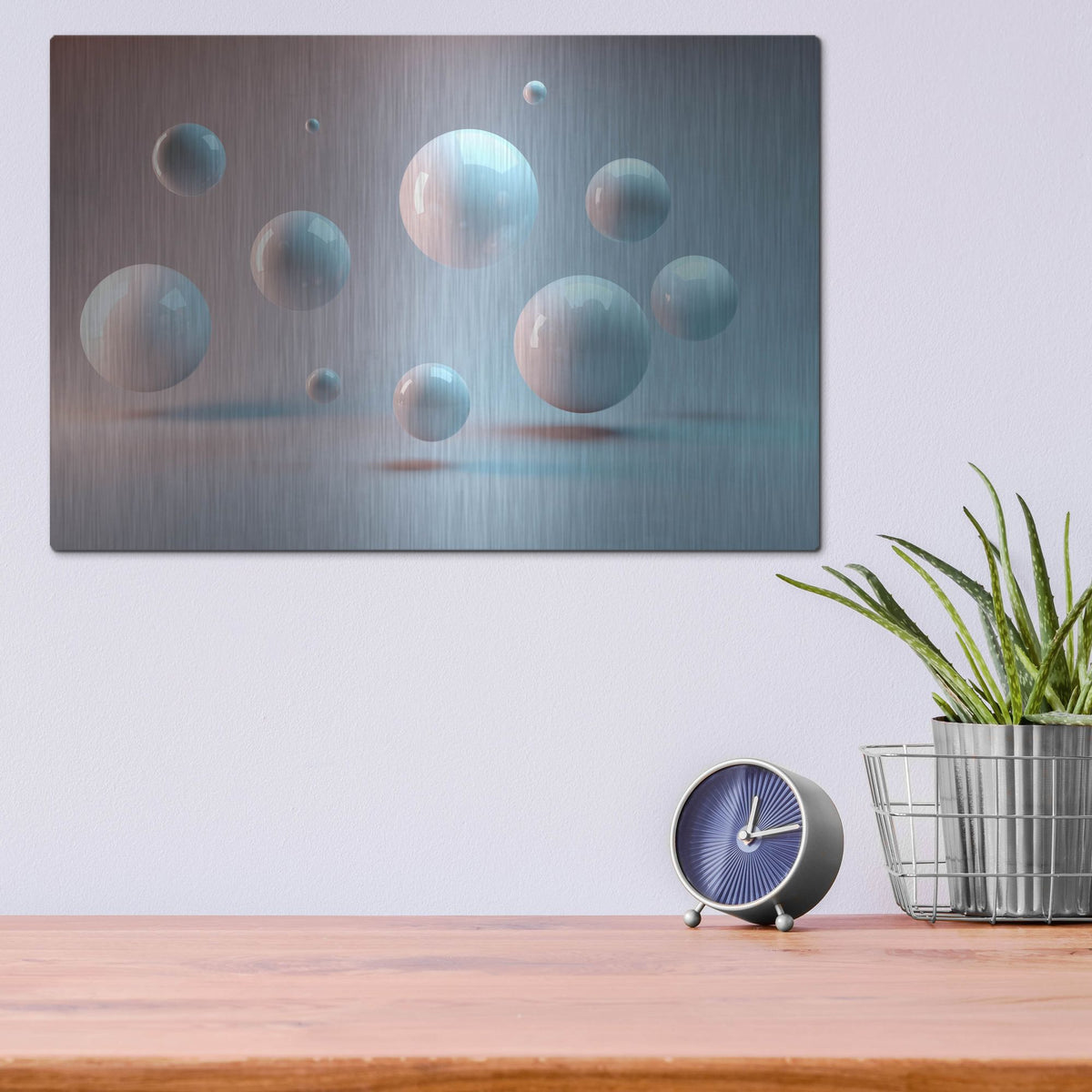 Luxe Metal Art 'Suspended' by Luxe Portfolio, Metal Wall Art,16x12