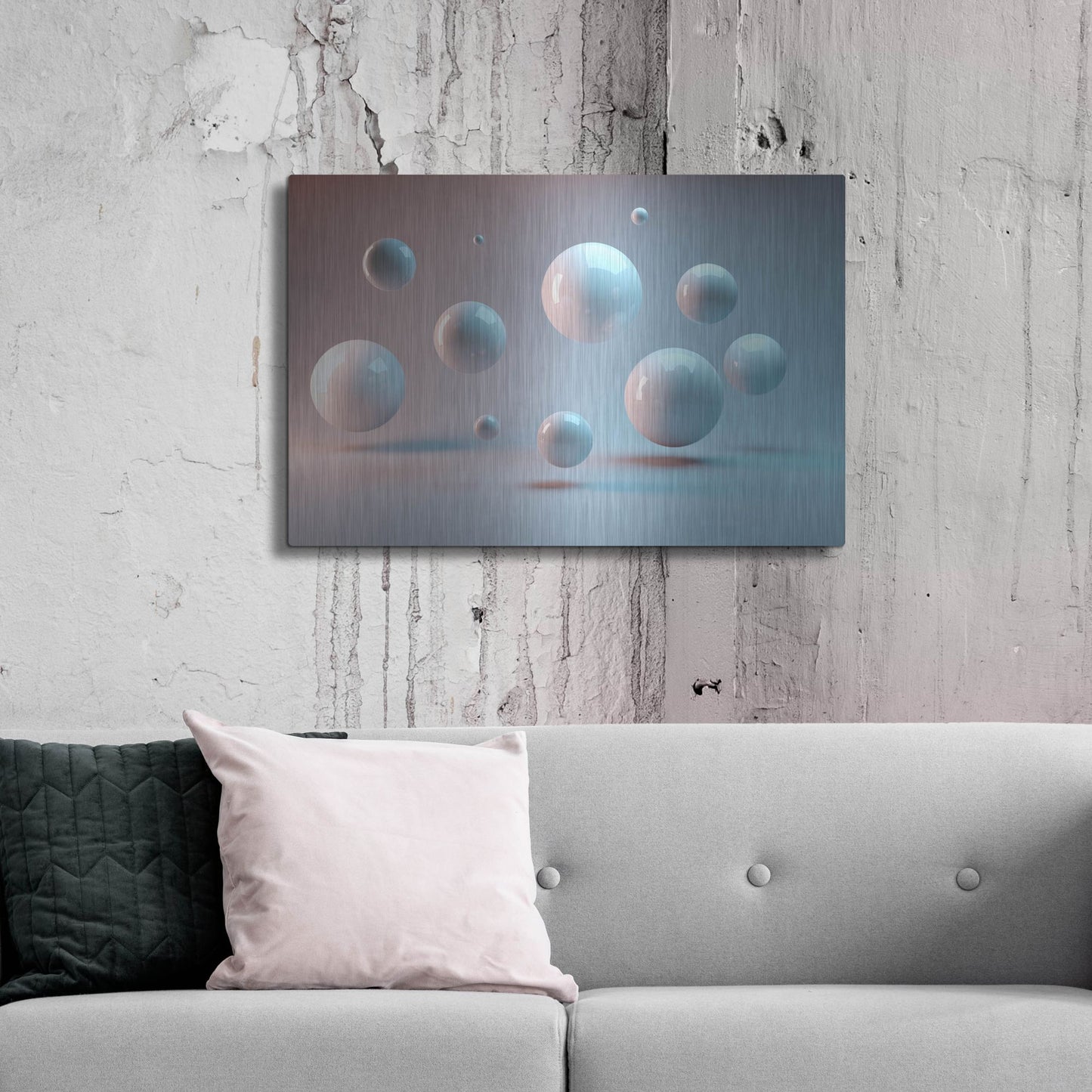 Luxe Metal Art 'Suspended' by Luxe Portfolio, Metal Wall Art,36x24