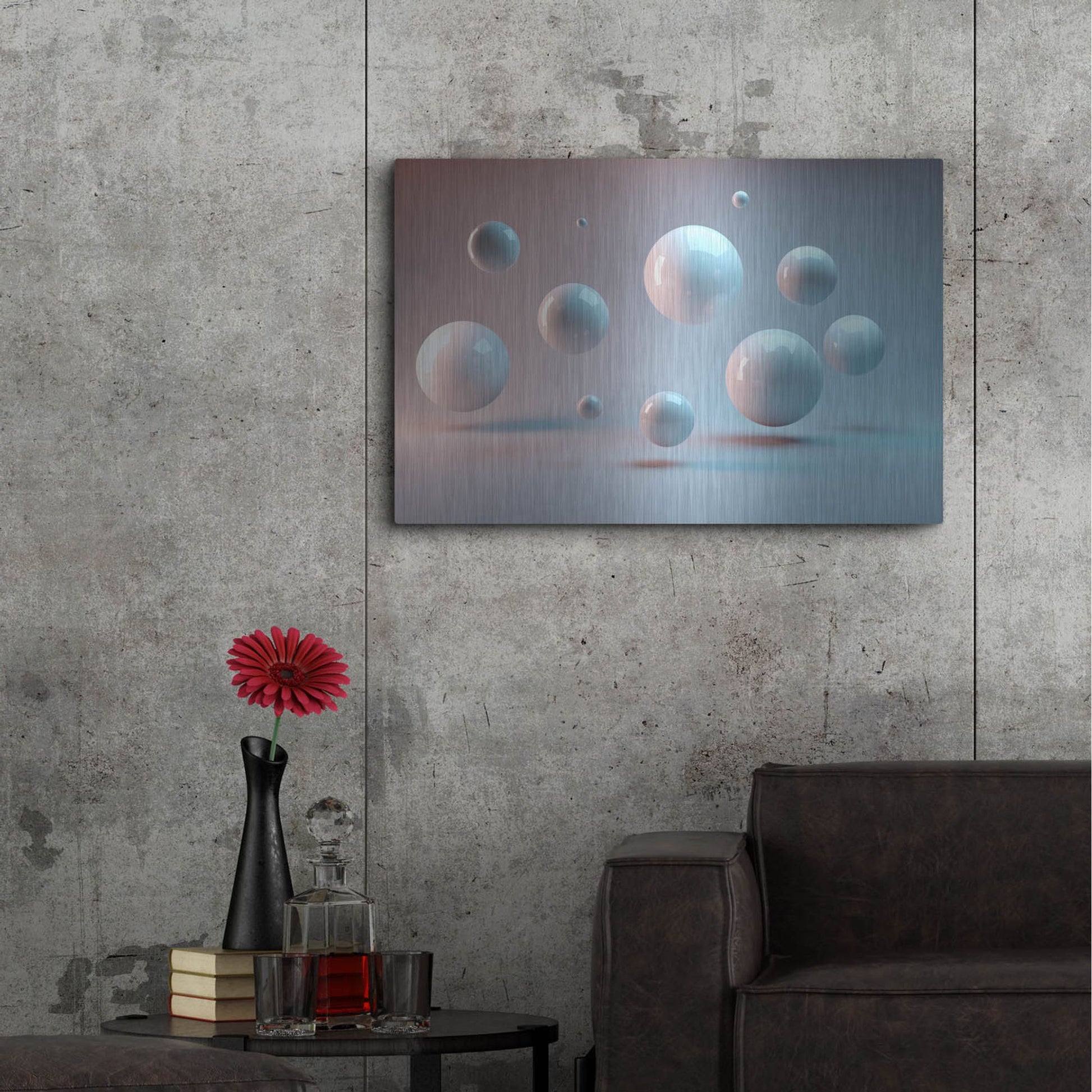 Luxe Metal Art 'Suspended' by Luxe Portfolio, Metal Wall Art,36x24