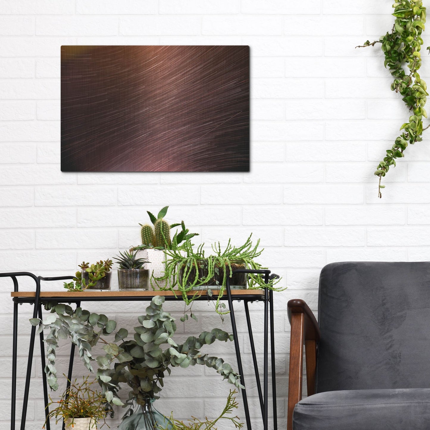 Luxe Metal Art 'Star Trails' by Luxe Portfolio, Metal Wall Art,16x12