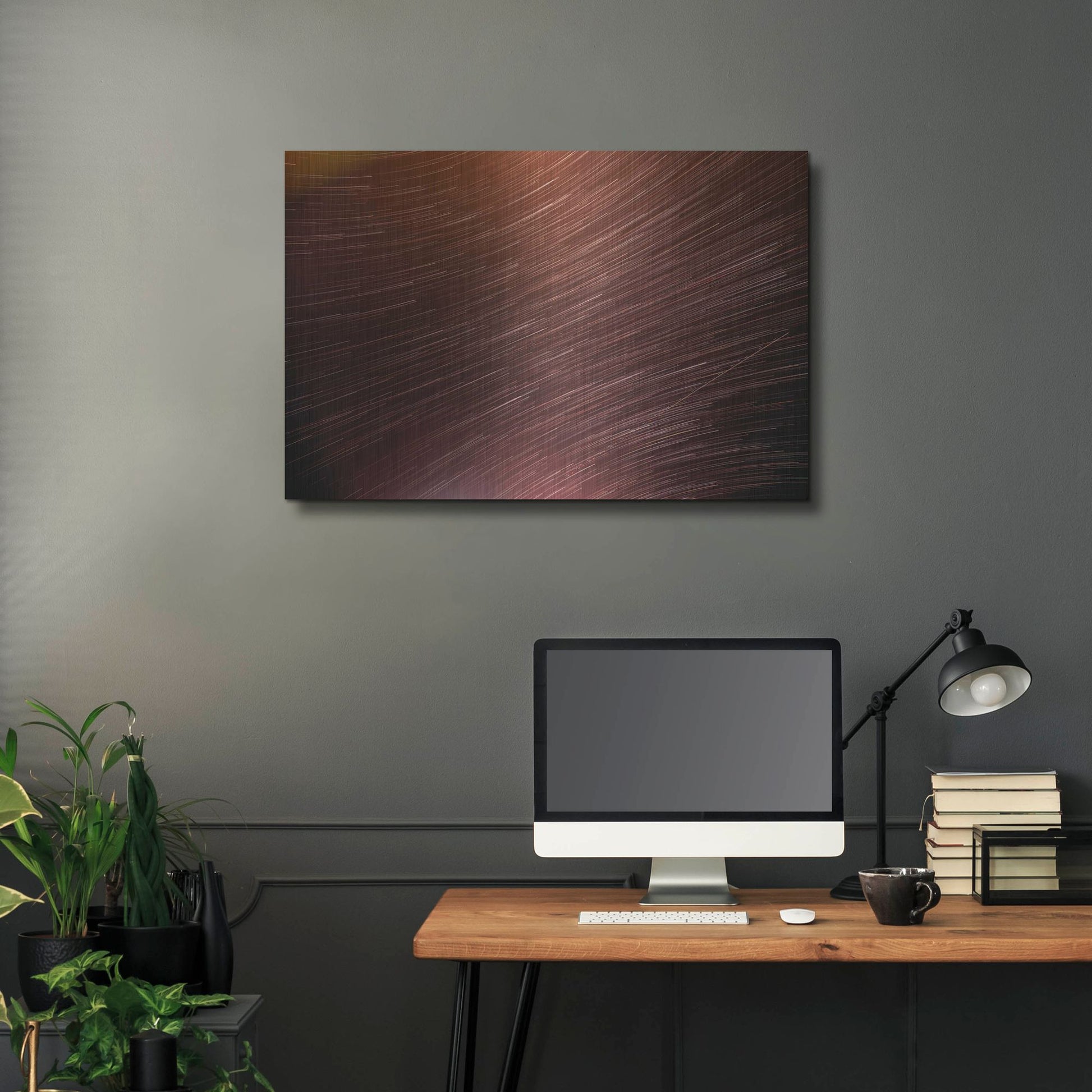 Luxe Metal Art 'Star Trails' by Luxe Portfolio, Metal Wall Art,36x24