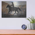 'The Chase' by Oscar Alvarez Pardo – Metal Wall Art, 16x12 room view