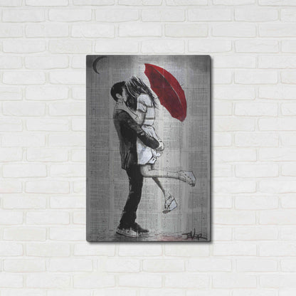 Luxe Metal Art 'Forever Romantics' by Loui Jover, Metal Wall Art,24x36