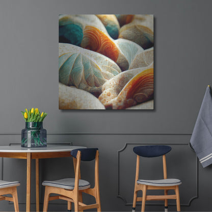 Luxe Metal Art 'Space Sea Shells' by Luxe Portfolio, Metal Wall Art,36x36