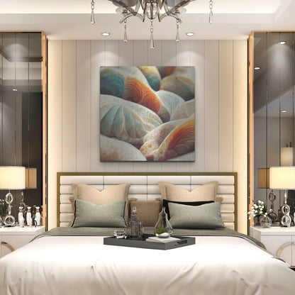 Luxe Metal Art 'Space Sea Shells' by Luxe Portfolio, Metal Wall Art,36x36