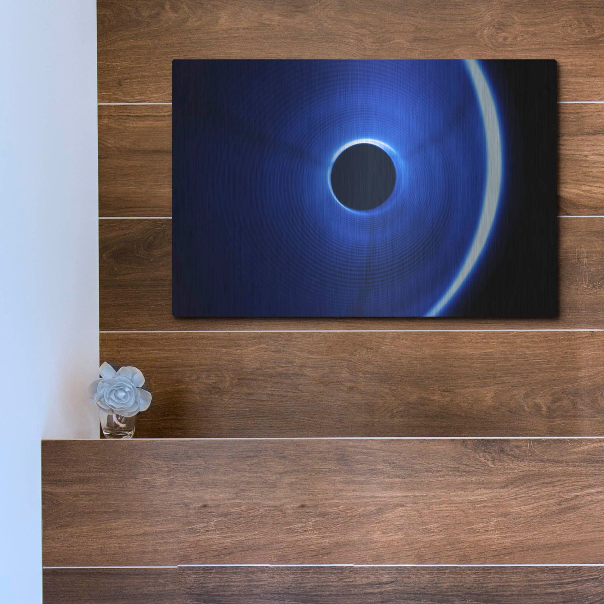 Luxe Metal Art 'Sound Waves' by Luxe Portfolio, Metal Wall Art,16x12