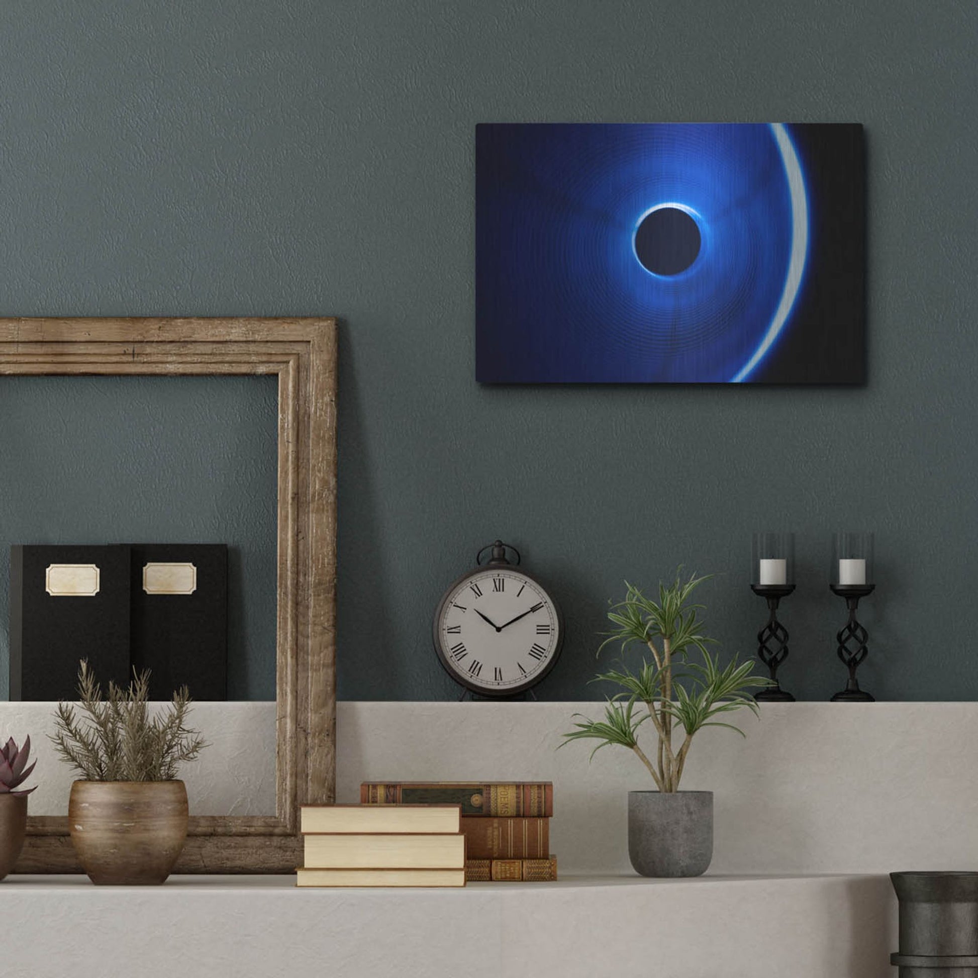 Luxe Metal Art 'Sound Waves' by Luxe Portfolio, Metal Wall Art,16x12