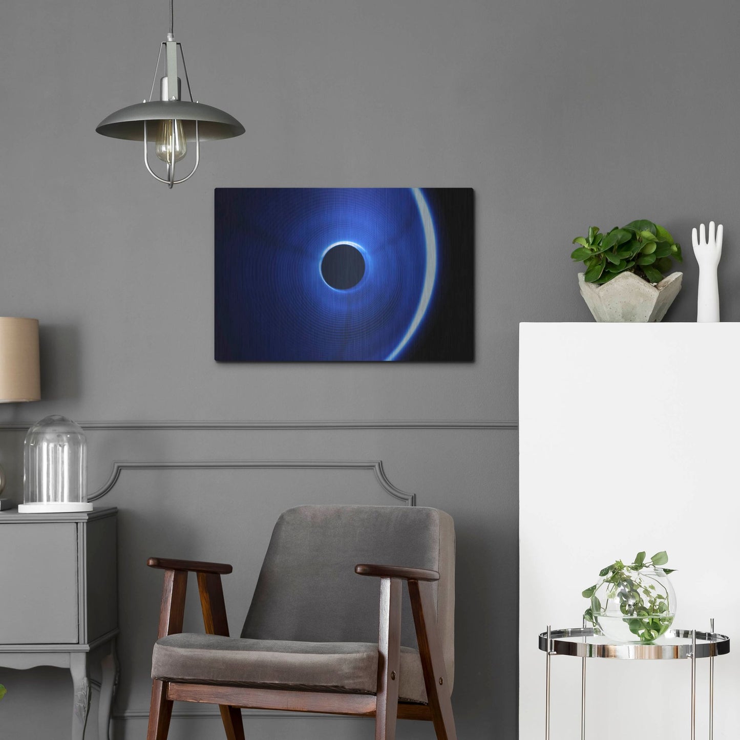 Luxe Metal Art 'Sound Waves' by Luxe Portfolio, Metal Wall Art,24x16