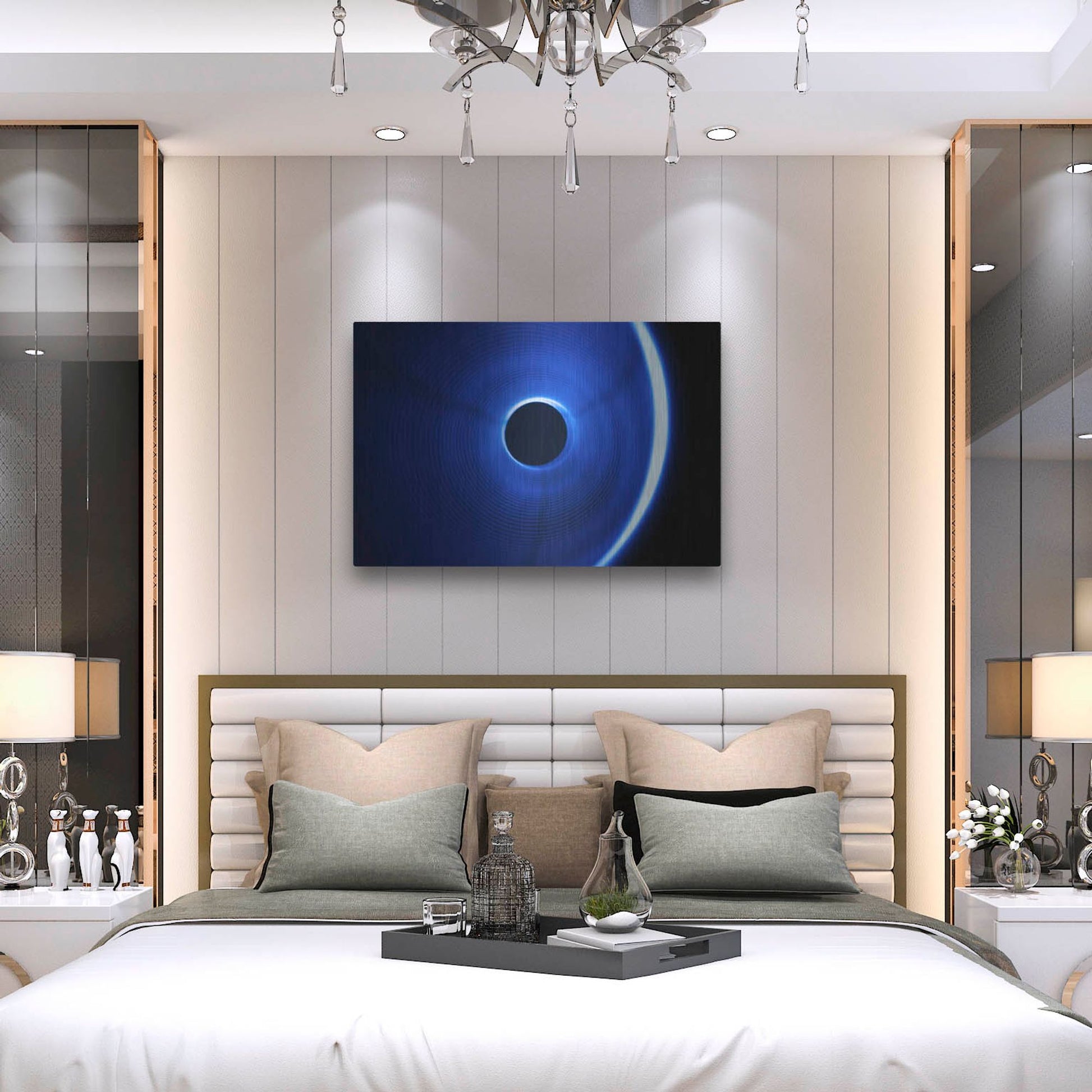 Luxe Metal Art 'Sound Waves' by Luxe Portfolio, Metal Wall Art,36x24