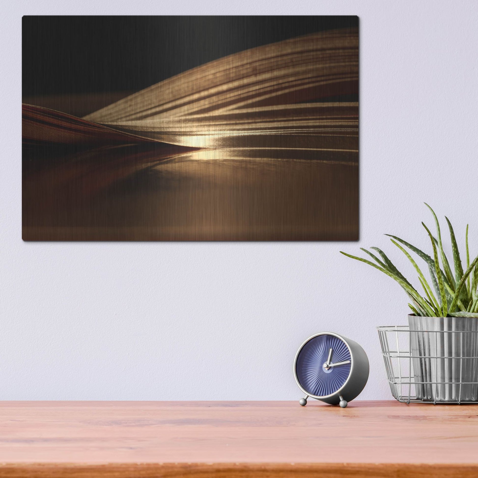 Luxe Metal Art 'Sif' by Luxe Portfolio, Metal Wall Art,16x12