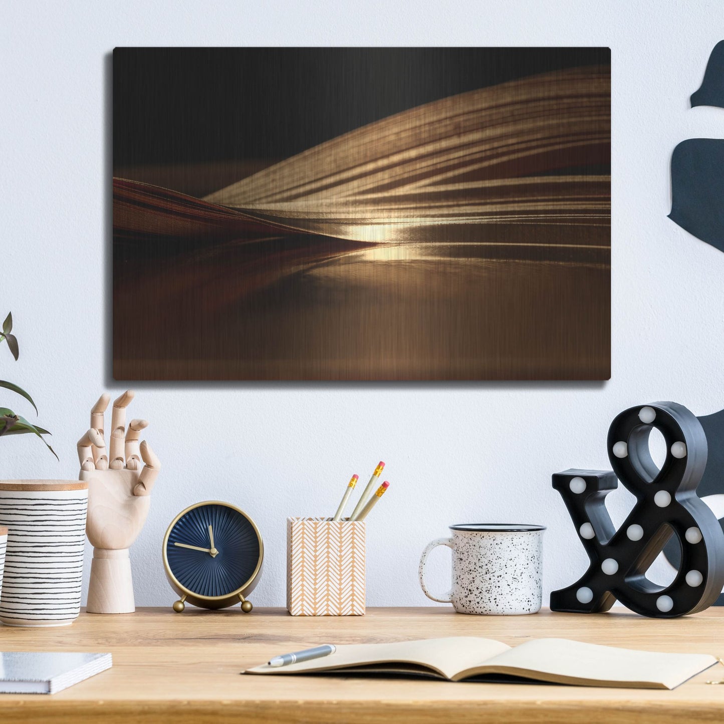 Luxe Metal Art 'Sif' by Luxe Portfolio, Metal Wall Art,16x12