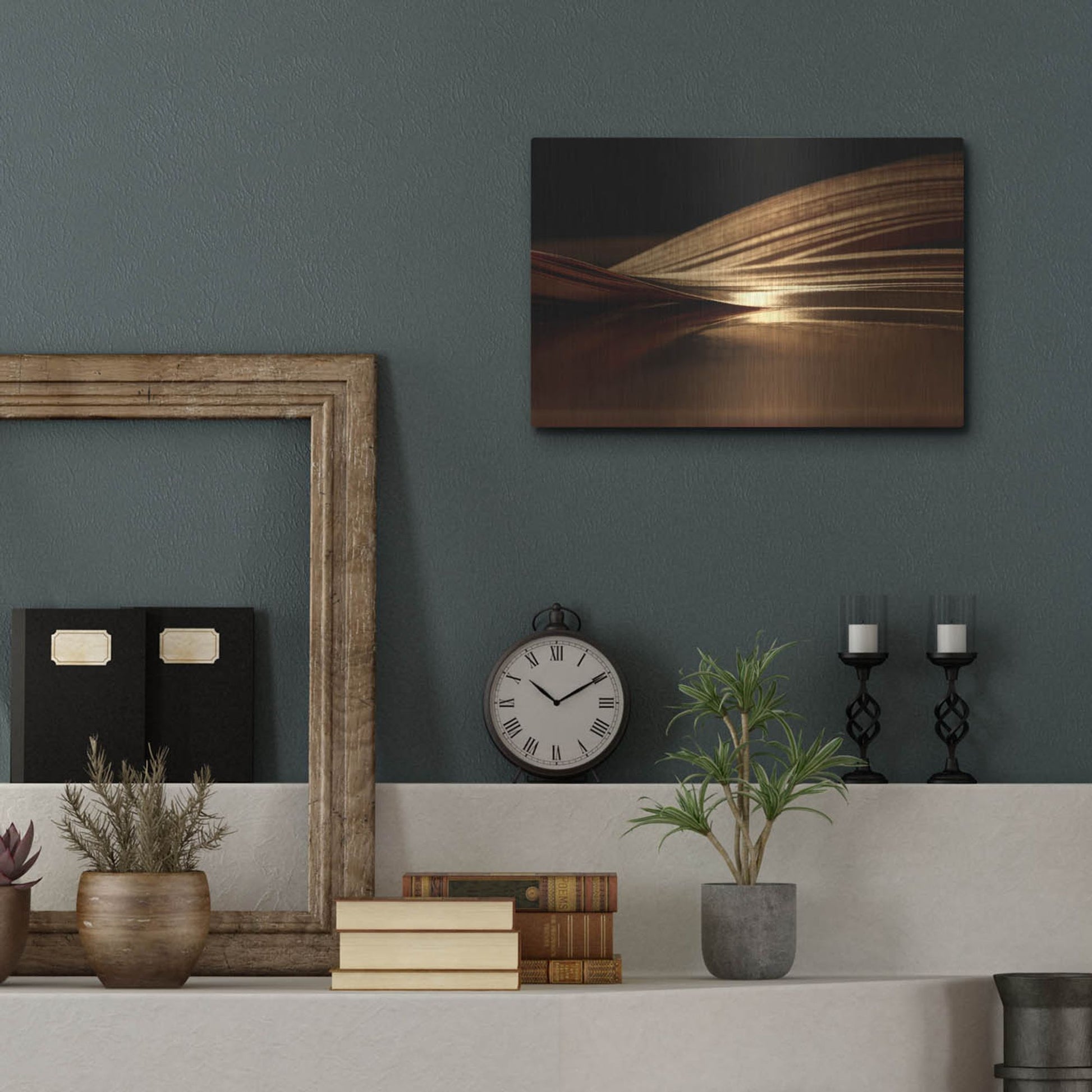 Luxe Metal Art 'Sif' by Luxe Portfolio, Metal Wall Art,16x12