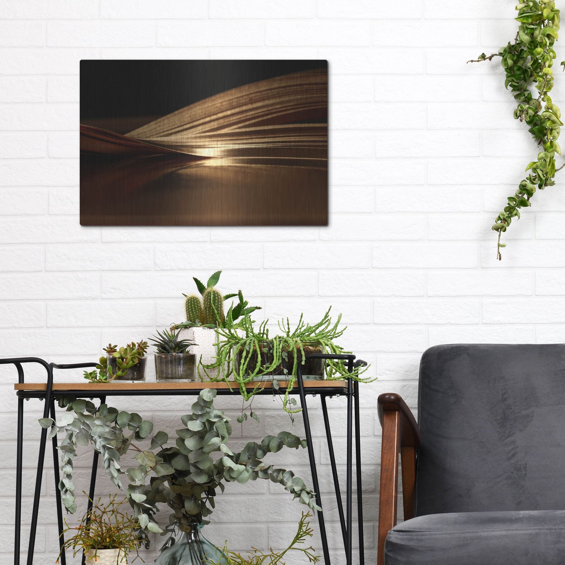 Luxe Metal Art 'Sif' by Luxe Portfolio, Metal Wall Art,16x12