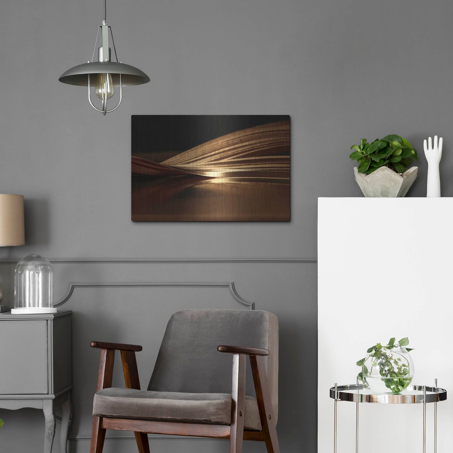 Luxe Metal Art 'Sif' by Luxe Portfolio, Metal Wall Art,24x16