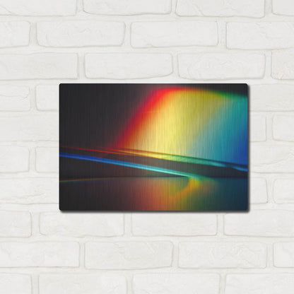 Luxe Metal Art 'Sculptural Prism' by Luxe Portfolio, Metal Wall Art,16x12