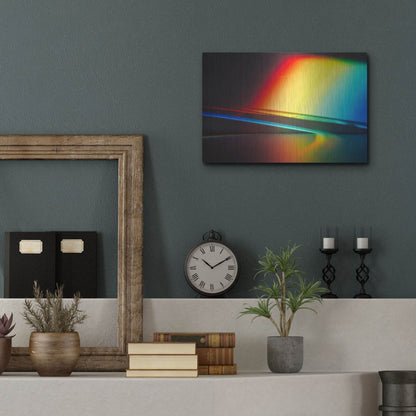 Luxe Metal Art 'Sculptural Prism' by Luxe Portfolio, Metal Wall Art,16x12