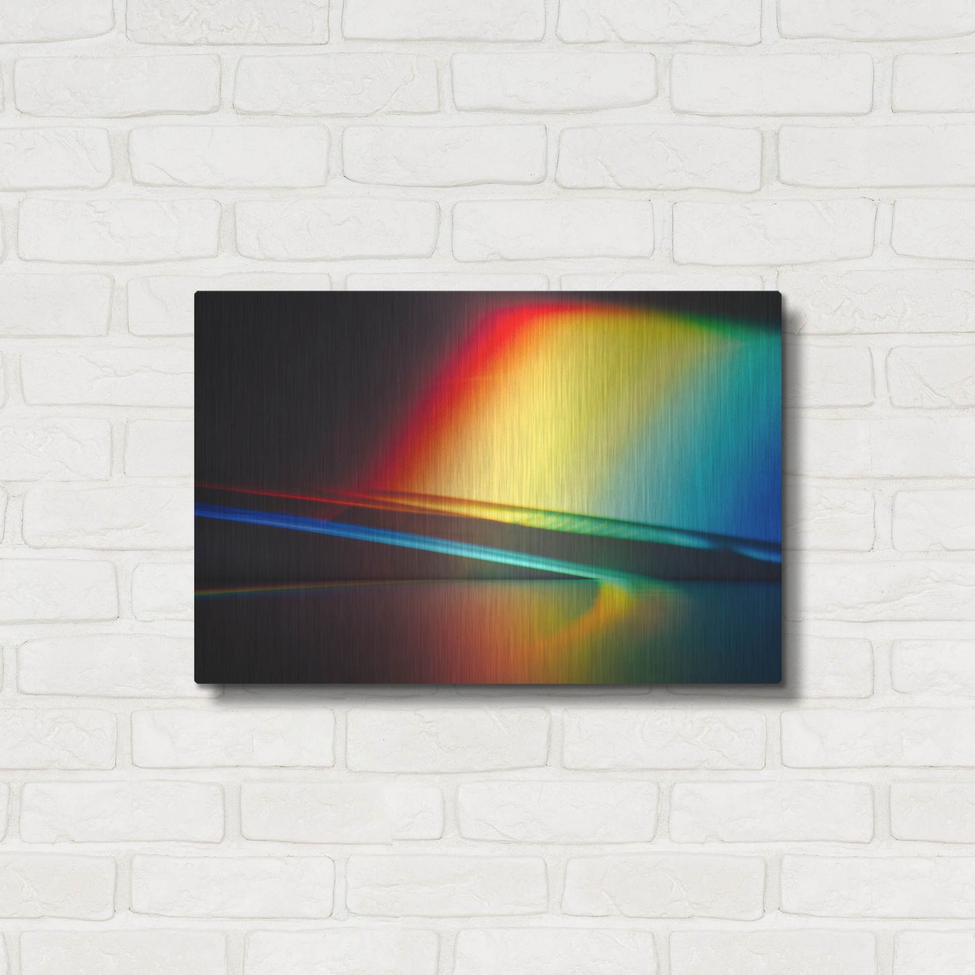 Luxe Metal Art 'Sculptural Prism' by Luxe Portfolio, Metal Wall Art,24x16