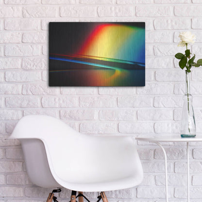 Luxe Metal Art 'Sculptural Prism' by Luxe Portfolio, Metal Wall Art,24x16