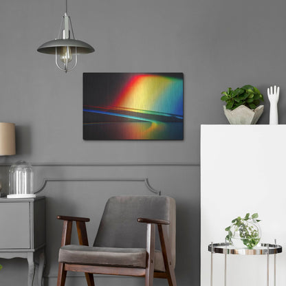 Luxe Metal Art 'Sculptural Prism' by Luxe Portfolio, Metal Wall Art,24x16