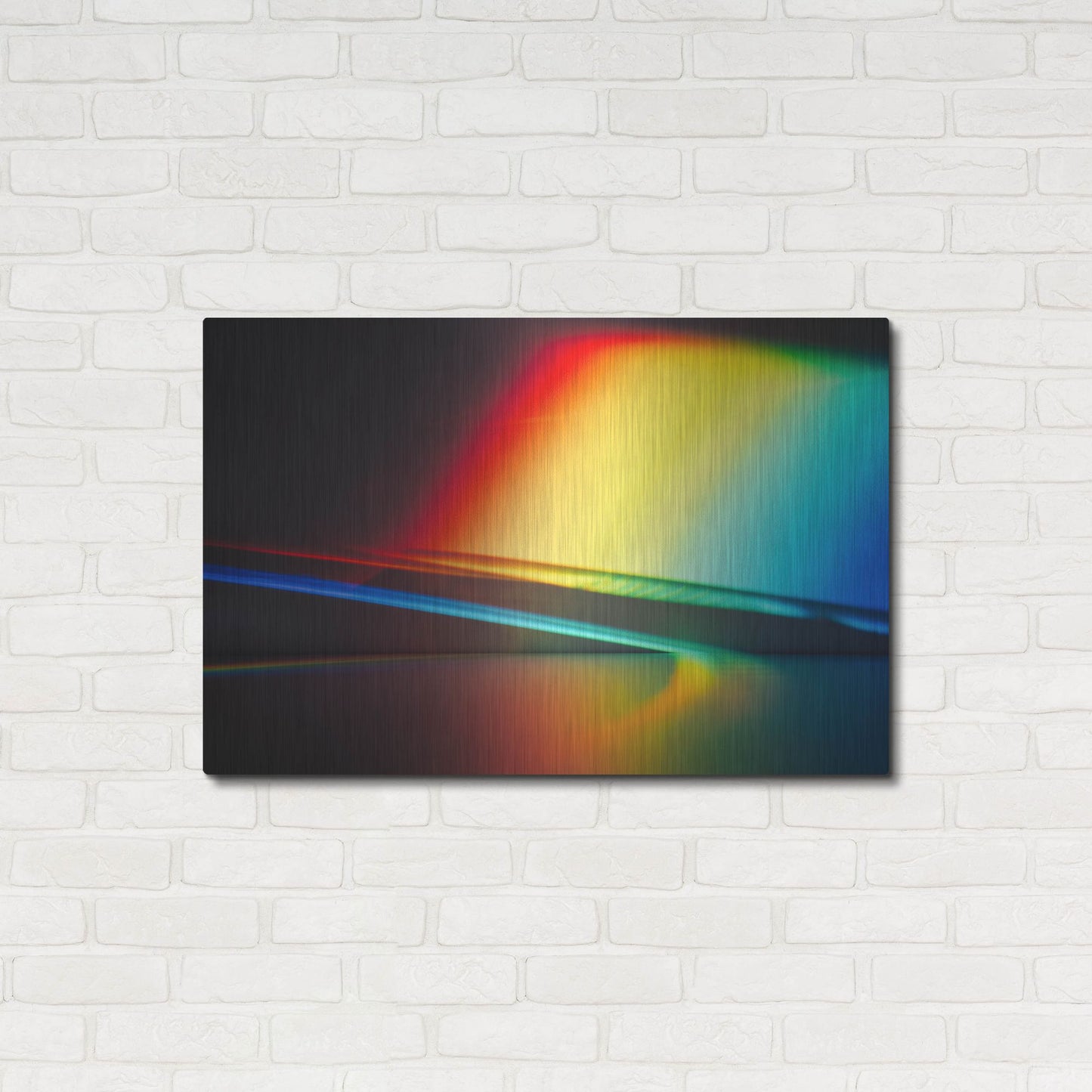 Luxe Metal Art 'Sculptural Prism' by Luxe Portfolio, Metal Wall Art,36x24