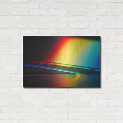Luxe Metal Art 'Sculptural Prism' by Luxe Portfolio, Metal Wall Art,36x24