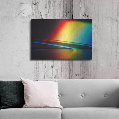 Luxe Metal Art 'Sculptural Prism' by Luxe Portfolio, Metal Wall Art,36x24