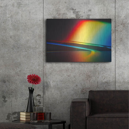 Luxe Metal Art 'Sculptural Prism' by Luxe Portfolio, Metal Wall Art,36x24