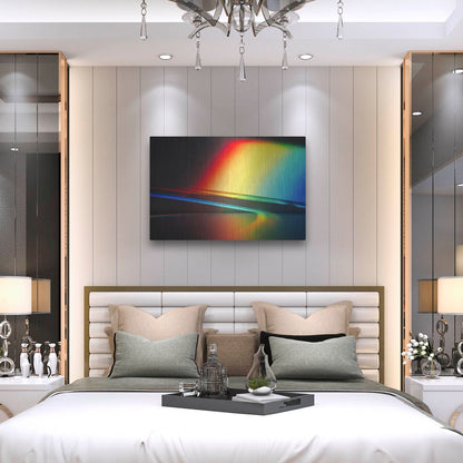 Luxe Metal Art 'Sculptural Prism' by Luxe Portfolio, Metal Wall Art,36x24