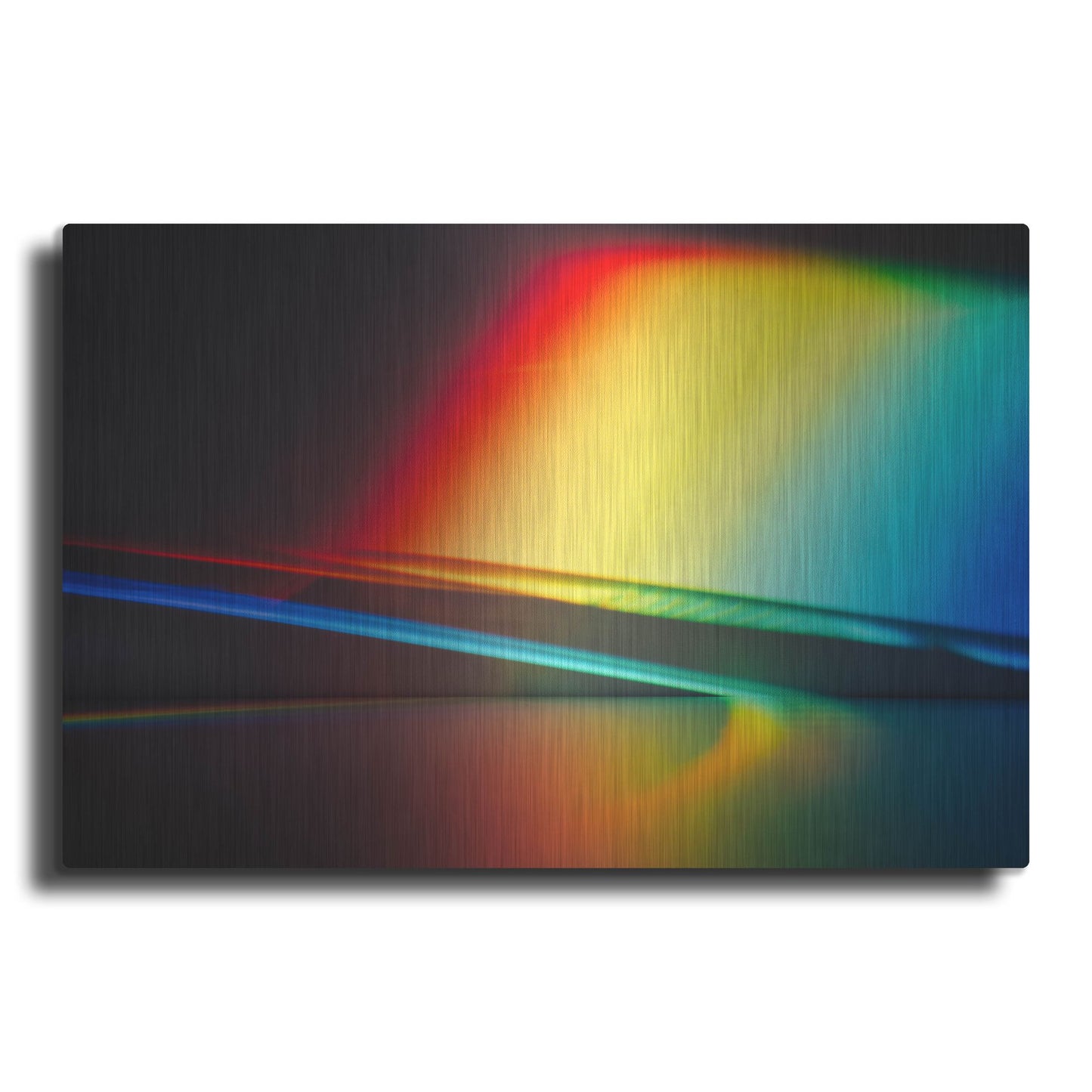 Luxe Metal Art 'Sculptural Prism' by Luxe Portfolio, Metal Wall Art