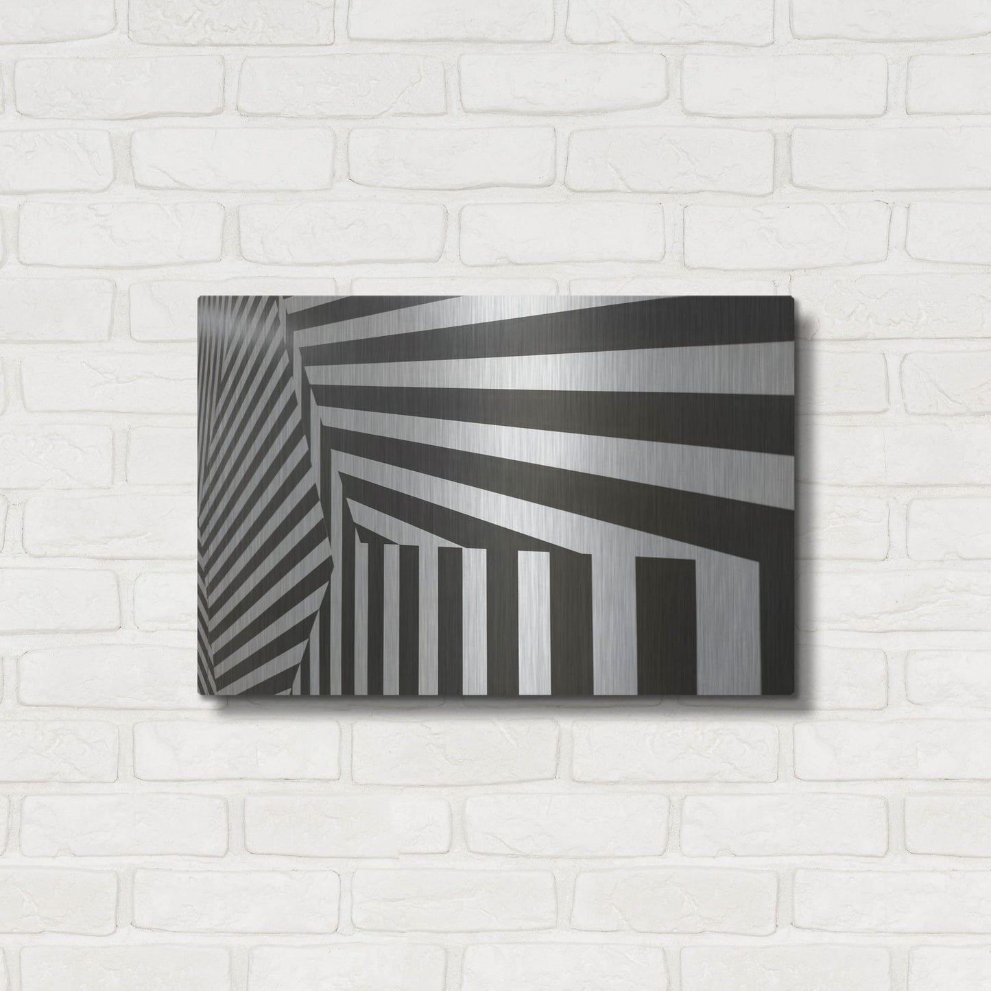 Luxe Metal Art 'Runover Zebra' by Luxe Portfolio, Metal Wall Art,24x16