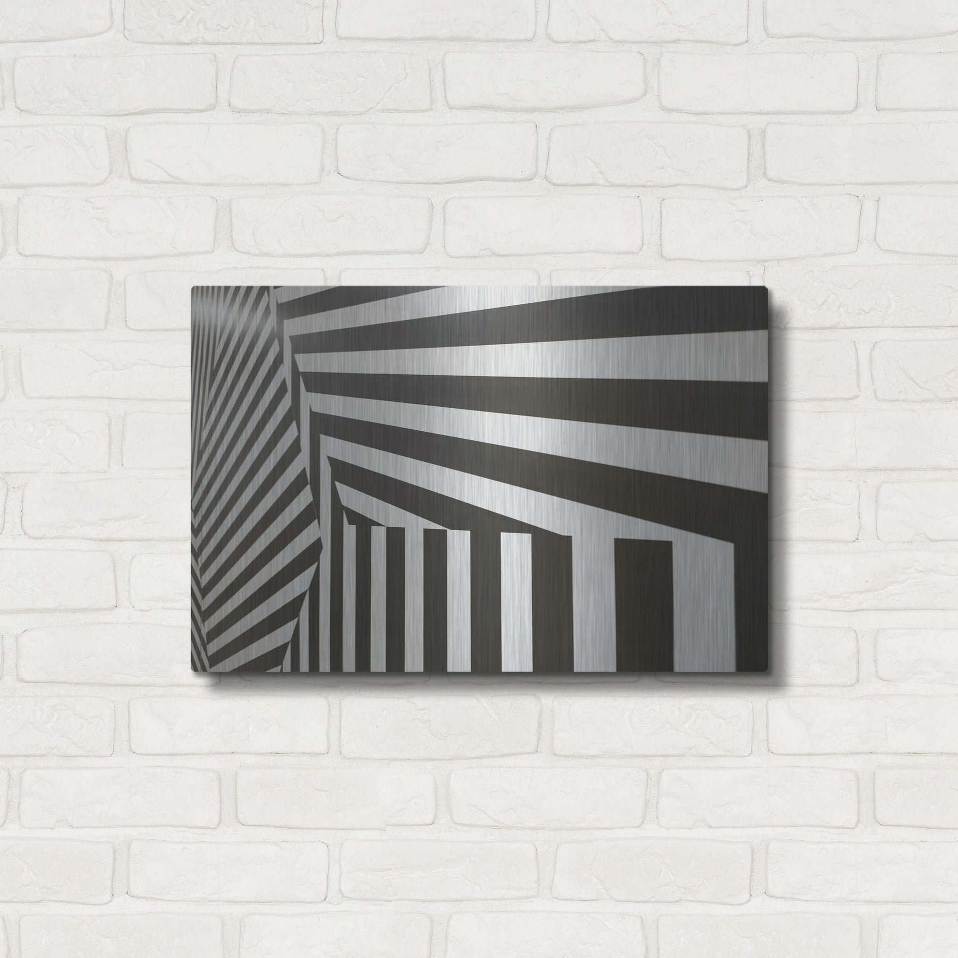 Luxe Metal Art 'Runover Zebra' by Luxe Portfolio, Metal Wall Art,24x16