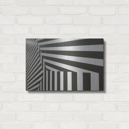 Luxe Metal Art 'Runover Zebra' by Luxe Portfolio, Metal Wall Art,24x16