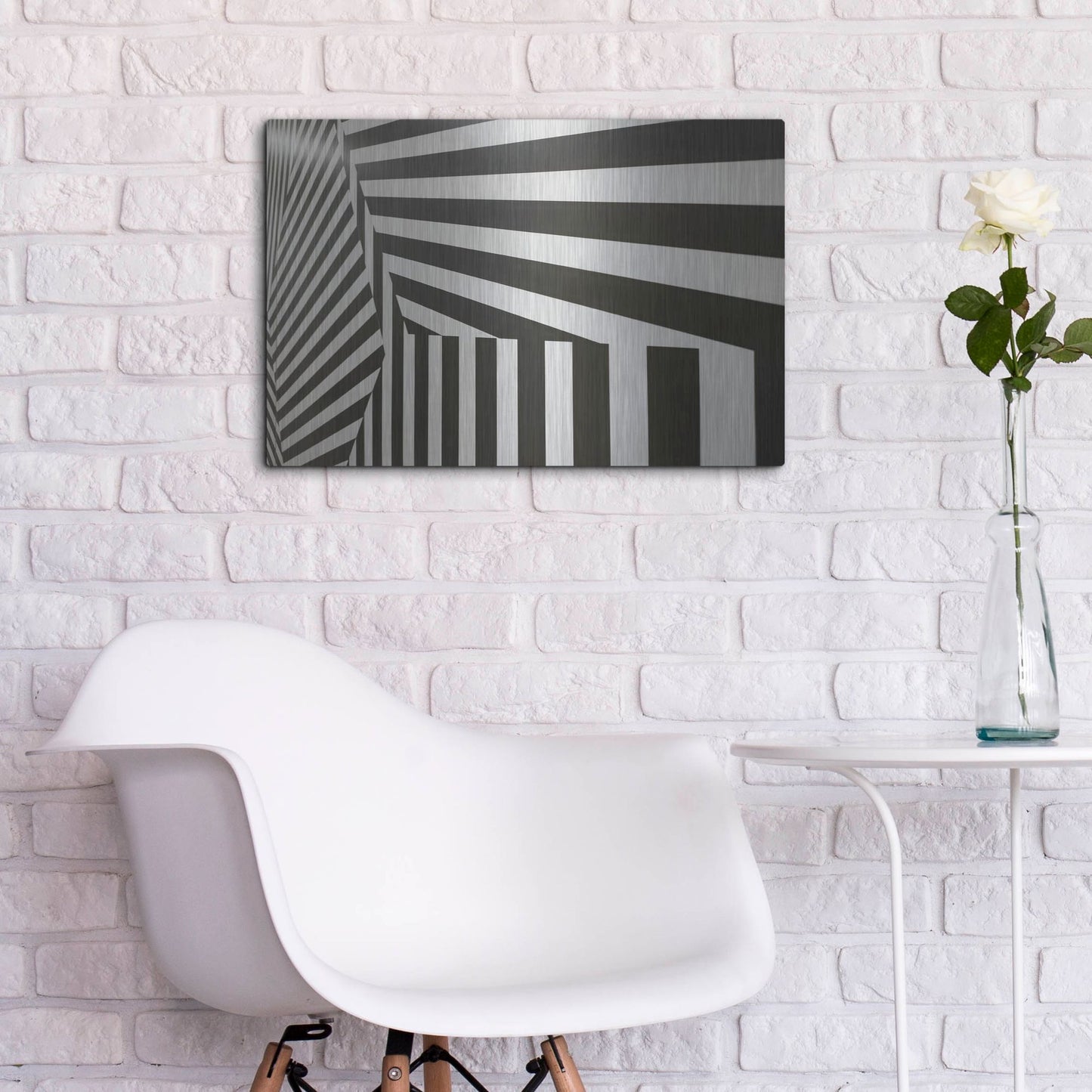 Luxe Metal Art 'Runover Zebra' by Luxe Portfolio, Metal Wall Art,24x16