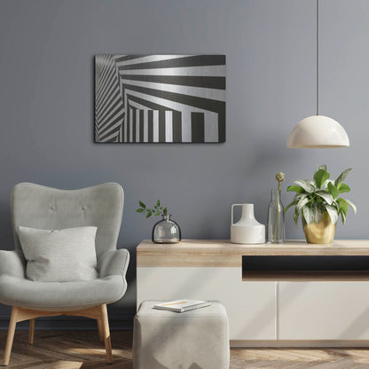 Luxe Metal Art 'Runover Zebra' by Luxe Portfolio, Metal Wall Art,24x16
