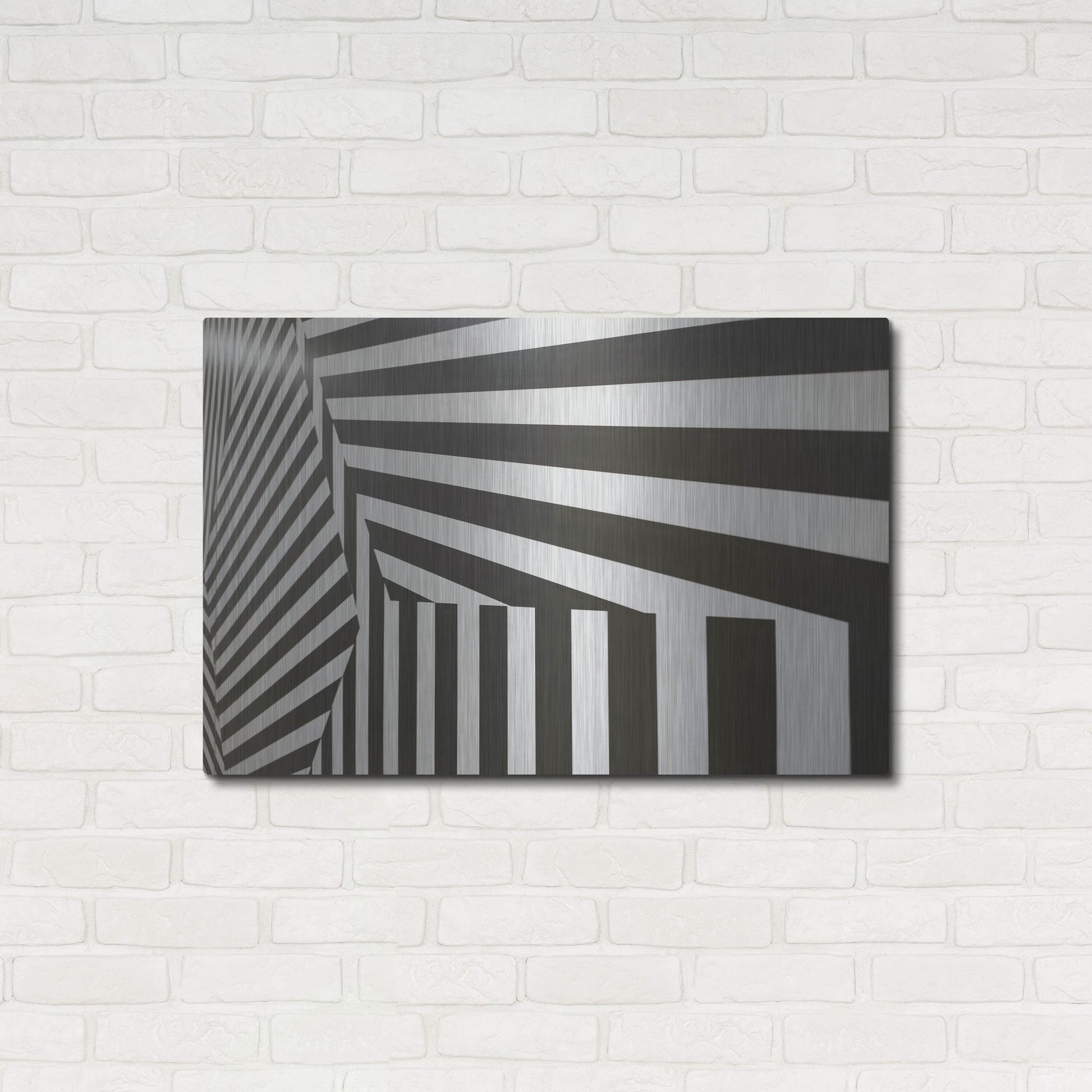 Luxe Metal Art 'Runover Zebra' by Luxe Portfolio, Metal Wall Art,36x24