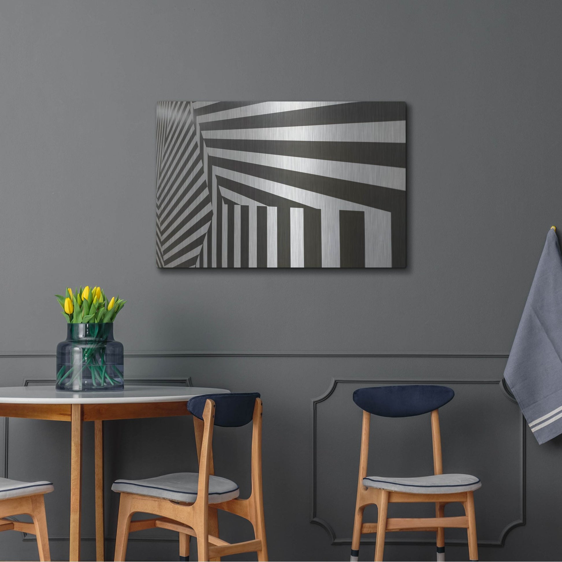 Luxe Metal Art 'Runover Zebra' by Luxe Portfolio, Metal Wall Art,36x24