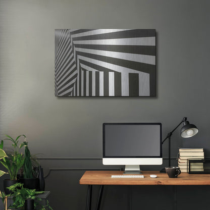 Luxe Metal Art 'Runover Zebra' by Luxe Portfolio, Metal Wall Art,36x24