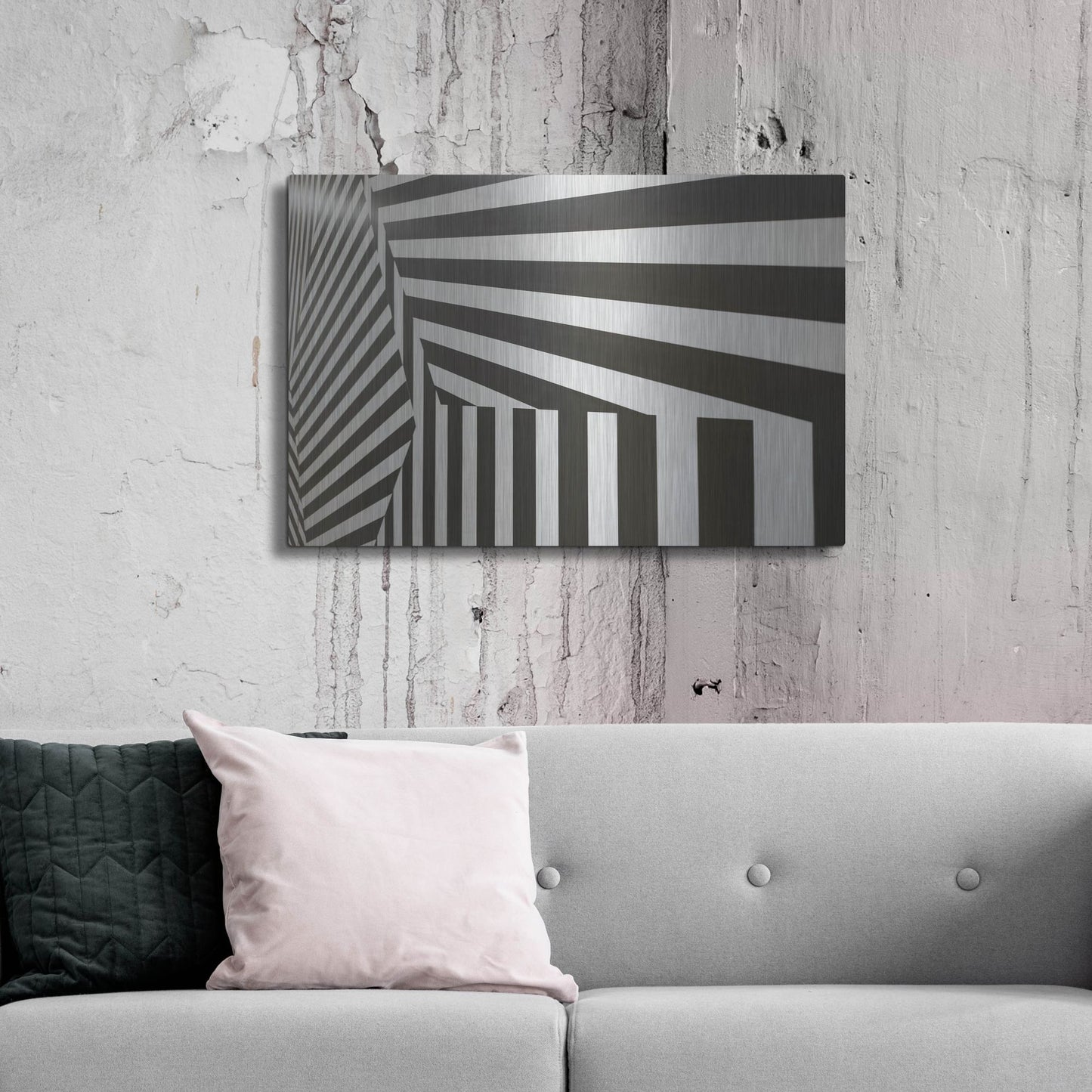 Luxe Metal Art 'Runover Zebra' by Luxe Portfolio, Metal Wall Art,36x24