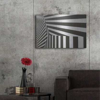 Luxe Metal Art 'Runover Zebra' by Luxe Portfolio, Metal Wall Art,36x24