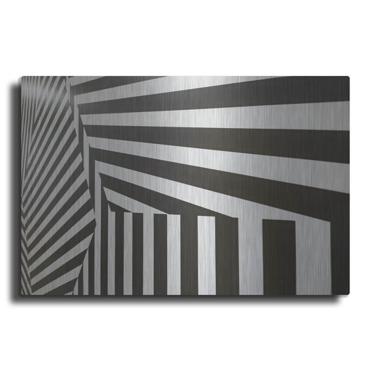 Luxe Metal Art 'Runover Zebra' by Luxe Portfolio, Metal Wall Art