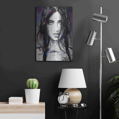 Luxe Metal Art 'Formica' by Loui Jover, Metal Wall Art,16x24